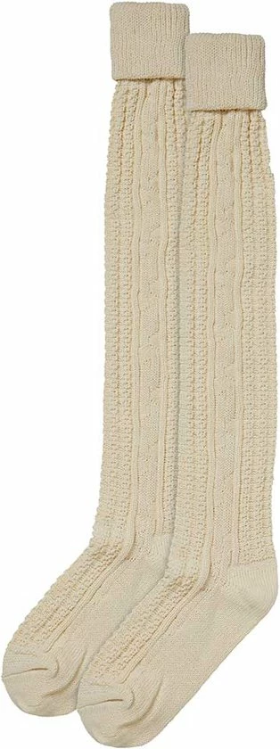 Tiroler Over Kniekousen Extra Lang | Ecru | Maat 43/46 | Tiroler Kousen | Tiroler Outfit | Tiroler Sokken | Oktoberfest Heren | Oktoberfest Sokken | Apollo 4 Tiroler Over Kniekousen Extra Lang | Ecru | Maat 43/46 | Tiroler Kousen | Tiroler Outfit | Tiroler Sokken | Oktoberfest Heren | Oktoberfest Sokken | Apollo - Afbeelding 2
