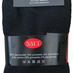 Naft Zwarte Thermosokken 2-pak -Maat 39/42 - Thermo Sokken -Beenmode Winkel 338x840