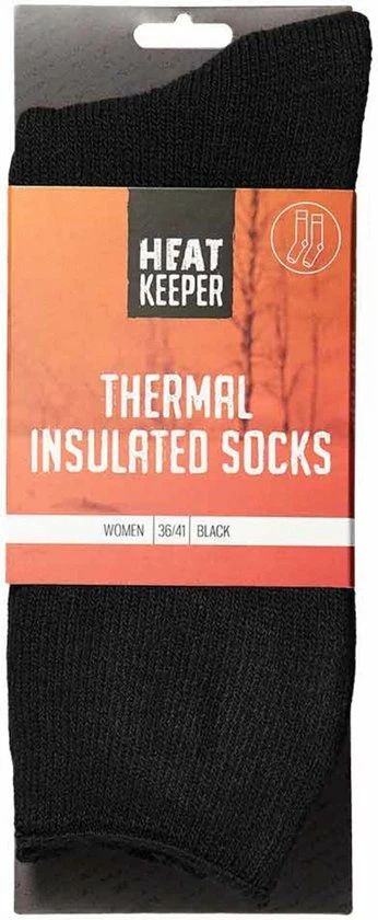 Heatkeeper Dames Zwarte Sokken P/P 36/41 40302 3 Heatkeeper Dames Zwarte Sokken P/P 36/41 40302