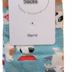 Merkloos Verjaardag Cadeau - Hond Sokken - Vrolijke Sokken - Valentijn Cadeau - Aparte Sokken - Grappige Sokken - Leuke Dames En Heren Sokken - Moederdag - Vaderdag - Socks Waar Je Happy Van Wordt - Maat 42-47 -Beenmode Winkel 366x840 1