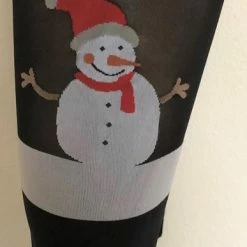 Pretty Polly Snowman Christmas Mock Hold Up Tights -Beenmode Winkel 387x840 1