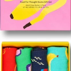 Happy Socks 4-Pack Food Sok Giftset XFFT09-0200 41-46 -Beenmode Winkel 395x840 1