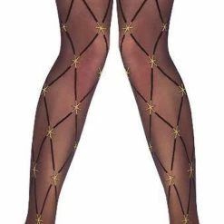 Pretty Polly Stars Diamond Christmas Tights