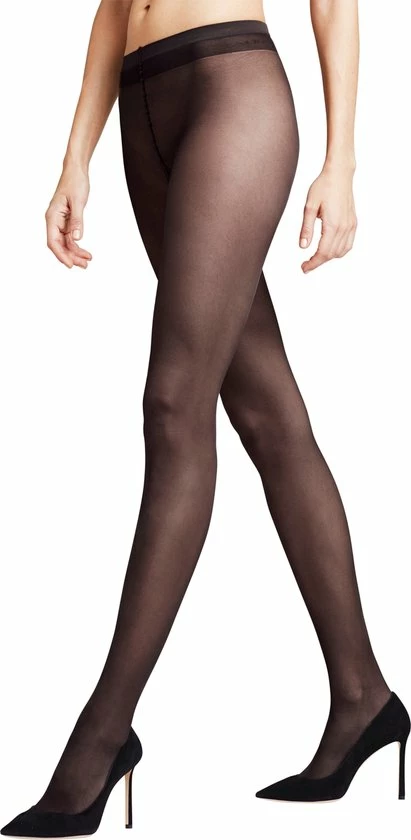 FALKE Pure Matt Dun Fijn Versterkt Zacht Zonder Motief Effen Mat Elegant Doorschijnend Sheer 20 Denier Zwart Dames Panty - Maat M-L 8 FALKE Pure Matt Dun Fijn Versterkt Zacht Zonder Motief Effen Mat Elegant Doorschijnend Sheer 20 Denier Zwart Dames Panty - Maat M-L - Afbeelding 6