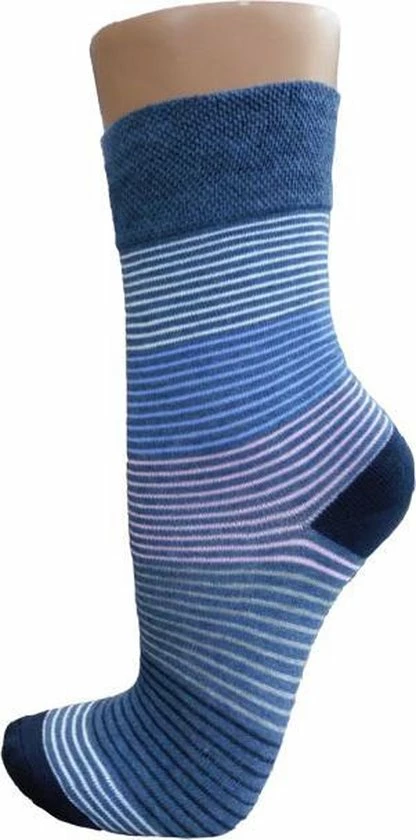 E&F Damessokken "stripes" 12 Paar 35/38 4 E&F Damessokken "stripes" 12 Paar 35/38 - Afbeelding 2