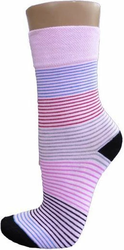 E&F Damessokken "stripes" 12 Paar 35/38 5 E&F Damessokken "stripes" 12 Paar 35/38 - Afbeelding 3