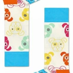 Happy Socks Dog Sokken, Wit - Maat 36-40