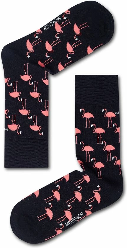 McGregor Sokken Dames | Maat 36-40 | Flamingo Sok | Donkerblauw Grappige Sokken/Funny Socks 6 McGregor Sokken Dames | Maat 36-40 | Flamingo Sok | Donkerblauw Grappige Sokken/Funny Socks - Afbeelding 4