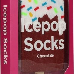 Merkloos OHNO Cadeau Artikelen Funny Chocolade Ijs Sokken - Bruin, Cadeauverpakking -Beenmode Winkel 430x840 2