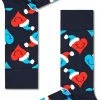 Happy Socks - Kerst Sokken - Santa Love Smiley - Blauw - Maat 36-40 -Beenmode Winkel 435x840 5
