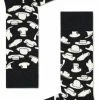 Happy Socks Hat Sokken - Zwart/Wit - Maat 41-46 -Beenmode Winkel 437x840