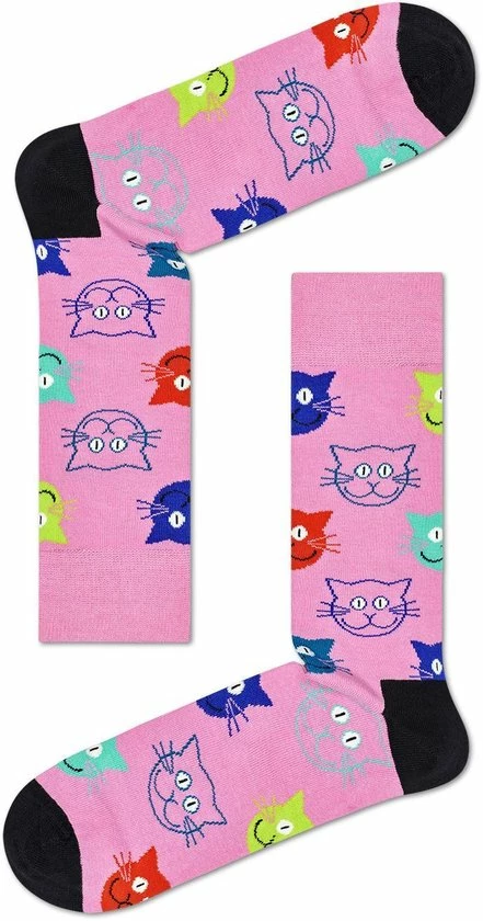Happy Socks 3P Mixed Cat Socks Giftbox - Maat 41-46 6 Happy Socks 3P Mixed Cat Socks Giftbox - Maat 41-46 - Afbeelding 4