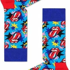 Happy Socks - Collabs Rolling Stones I Got The Blues - Blauw Multi - Unisex - Maat 36-40