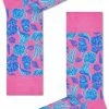 Happy Socks Under The Sea Sokken - Roze/Blauw - Maat 36-40 -Beenmode Winkel 447x840 3