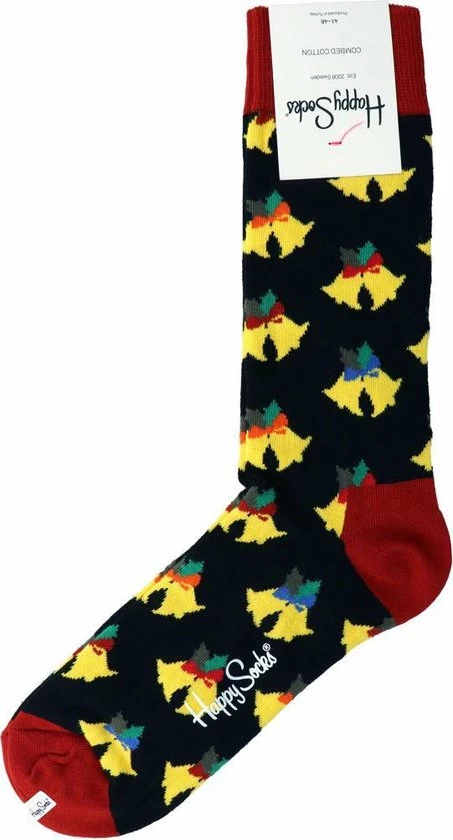 Happy Socks Kerst | Kerstsokken | Kerstbel Sok | Maat 41-46 3 Happy Socks Kerst | Kerstsokken | Kerstbel Sok | Maat 41-46