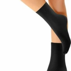 2 Pack Gabriella Microfiber Pantysokjes 50 DEN, Zwart, One Size