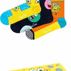 Happy Socks Sponge Bob Giftbox - Maat 36-40