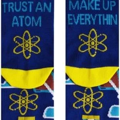 Winkrs | Sokken - Wetenschap Sokken | Grappig, Wetenschap, Science, Scheikunde, Atoom | Maat 41-46 -Beenmode Winkel 459x840