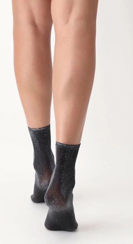 Oroblu Diamonds Sok - Kleur Black/Silver - One Size 5 Oroblu Diamonds Sok - Kleur Black/Silver - One Size - Afbeelding 3
