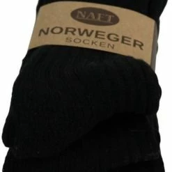 Merkloos Noorse Sokken Zwart 3 Paar Maat 39-42 -Beenmode Winkel 474x840 2