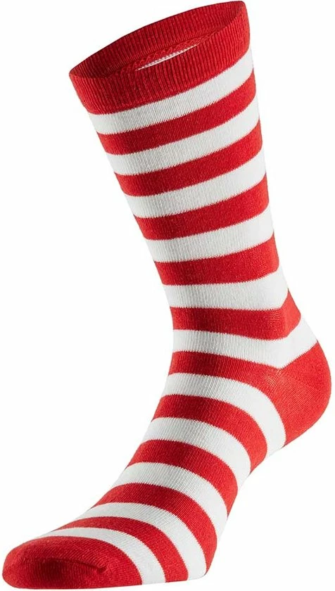 Feest Sokken Met Strepen | Rood|wit 36/41 | Gekleurde Sokken | Carnaval | Party Sokken Dames | Apollo 7 Feest Sokken Met Strepen | Rood|wit 36/41 | Gekleurde Sokken | Carnaval | Party Sokken Dames | Apollo - Afbeelding 5