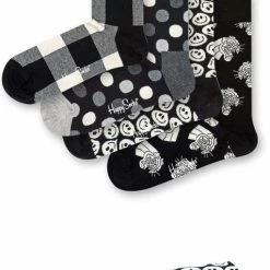 Happy Socks Black & White Giftbox - Maat 36-40 14 Happy Socks Black & White Giftbox - Maat 36-40 -Beenmode Winkel 477x840 2