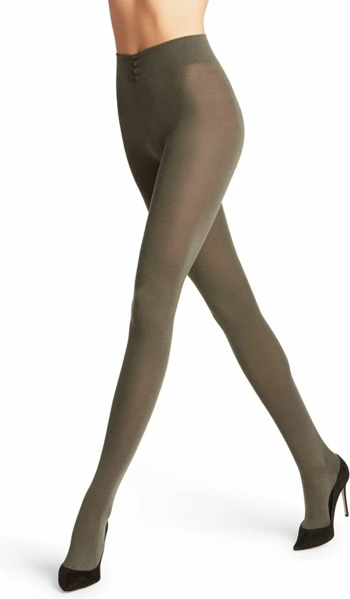 FALKE Softmerino Dik Elastisch Zonder Motief Effen Comfortabel Elegant Warm Winter Zacht Merinowol Katoen Groen Dames Panty - Maat 48-50 10 FALKE Softmerino Dik Elastisch Zonder Motief Effen Comfortabel Elegant Warm Winter Zacht Merinowol Katoen Groen Dames Panty - Maat 48-50 - Afbeelding 8