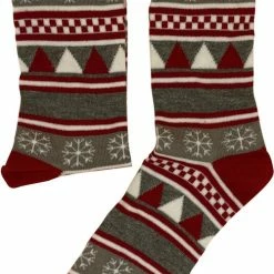 Merkloos Beer Mode | Kerstsokken | Kerstsokken Dames | Driehoek | Maat 36-40