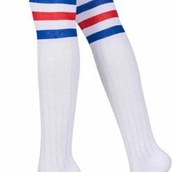 Merkloos Kniesokken | Sportsokken | Dij Hoge Overknee Lange Sokken | Katoen | Voor Dames | Cadeau Sokken | 3 Paar -Beenmode Winkel 516x840 1