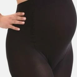 MAMSY Comfortabele Opaque Zwangerschapspanty 60den Zwart M 15 MAMSY Comfortabele Opaque Zwangerschapspanty 60den Zwart M -Beenmode Winkel 524x840 3