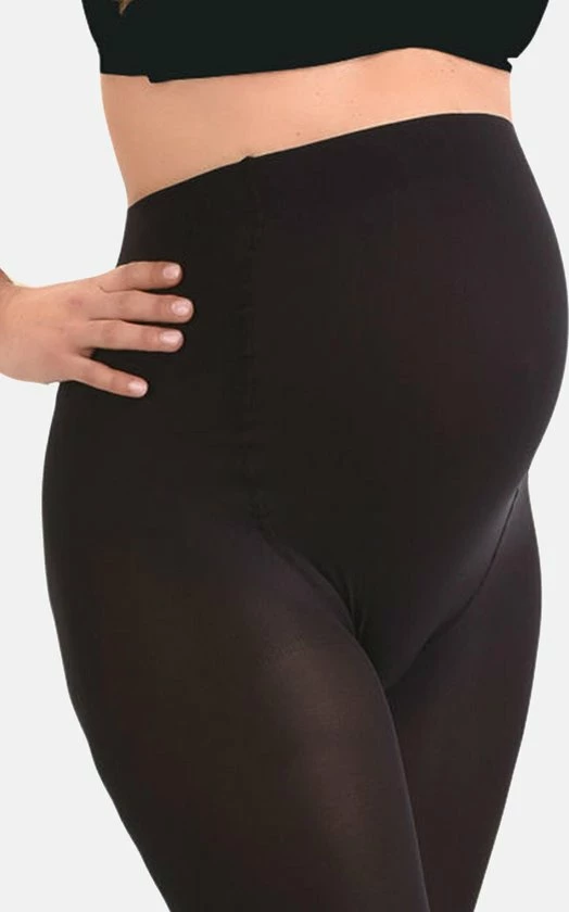 MAMSY Comfortabele Opaque Zwangerschapspanty 60den Zwart M 8 MAMSY Comfortabele Opaque Zwangerschapspanty 60den Zwart M - Afbeelding 6