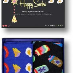 Happy Socks Friday Night Giftbox 2P Multi - 36-40 -Beenmode Winkel 526x840