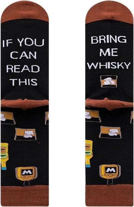 Merkloos JustSockIt Whisky Sokken - Sokken - Leuke Sokken - Vrolijke Sokken - Whisky Cadeau - Vaderdag Cadeau 4 Merkloos JustSockIt Whisky Sokken - Sokken - Leuke Sokken - Vrolijke Sokken - Whisky Cadeau - Vaderdag Cadeau - Afbeelding 2