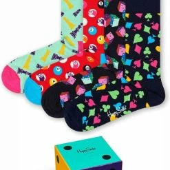 Happy Socks Sokken Game Night Gift Box Blauw Maat:36-40 -Beenmode Winkel 545x840 3