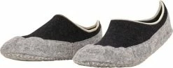 FALKE Cosyshoe Pantoffels Comfortabel Warm Winter Antislip Ondoorzichtig Zacht Mid-rise Met Vilten Zool Zonder Motief Met Noppen Merinowol Grijs Dames Sokken - Maat 41-42 -Beenmode Winkel 550x219