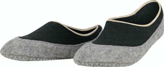FALKE Cosyshoe Pantoffels Comfortabel Warm Winter Antislip Ondoorzichtig Zacht Mid-rise Met Vilten Zool Zonder Motief Met Noppen Merinowol Grijs Dames Sokken - Maat 37-38 3 FALKE Cosyshoe Pantoffels Comfortabel Warm Winter Antislip Ondoorzichtig Zacht Mid-rise Met Vilten Zool Zonder Motief Met Noppen Merinowol Grijs Dames Sokken - Maat 37-38