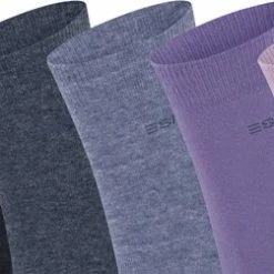 Esprit Solid-Mix 5 Pack Versterkte Zonder Met Patroon Ademend Dun Eenkleurig Duurzaam Biologisch Katoen Multipack Veelkleurig Dames Sokken - Maat 36-41 -Beenmode Winkel 550x251