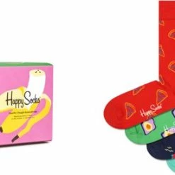 Happy Socks 4-Pack Food Sok Giftset XFFT09-0200 41-46 -Beenmode Winkel 550x274