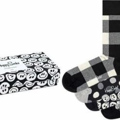 Happy Socks Black & White Giftbox - Maat 36-40