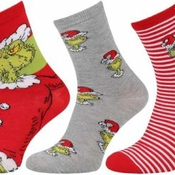 Produkt The Grinch Christmas - Lange Damessokken 37/42 - 3 Paar OEKO-TEX