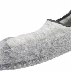 FALKE Cosyshoe Pantoffels Comfortabel Warm Winter Antislip Ondoorzichtig Zacht Mid-rise Met Vilten Zool Zonder Motief Met Noppen Merinowol Grijs Dames Sokken - Maat 41-42 -Beenmode Winkel 550x345