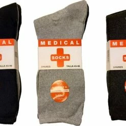 Yanoir Katoenen Sokken Zonder Knellende Boord 9 Paar Maat 43/46