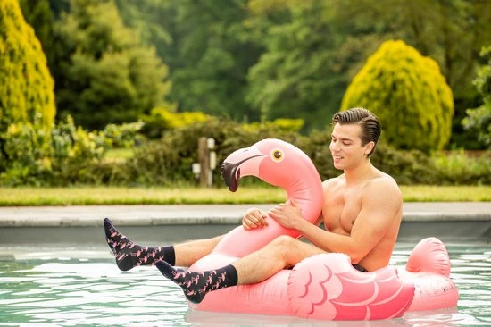 McGregor Sokken Dames | Maat 36-40 | Flamingo Sok | Donkerblauw Grappige Sokken/Funny Socks 4 McGregor Sokken Dames | Maat 36-40 | Flamingo Sok | Donkerblauw Grappige Sokken/Funny Socks - Afbeelding 2