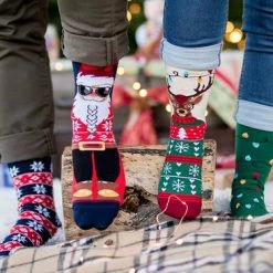 Merkloos ORGANISCH KATOEN KERSTSOKKEN, ARTY SOCKS Christmas, 39-42 -Beenmode Winkel 550x366 29