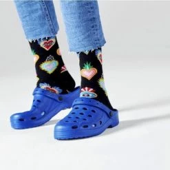 Happy Socks - Scared Heart Sock - Sokken Dames - Zwart - Maat 36-40 7 Happy Socks - Scared Heart Sock - Sokken Dames - Zwart - Maat 36-40 -Beenmode Winkel 550x367 3