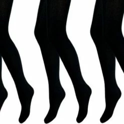 Merkloos 3 Stuks - Maillot - Extra Soft - Zwart - Maat XL