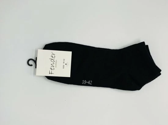 Merkloos 5 Paar Sneaker Sokken Maat 39/42 Zwart 3 Merkloos 5 Paar Sneaker Sokken Maat 39/42 Zwart