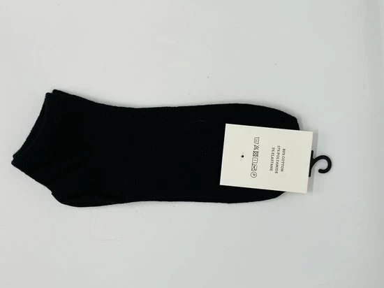 Merkloos 5 Paar Sneaker Sokken Maat 39/42 Zwart 7 Merkloos 5 Paar Sneaker Sokken Maat 39/42 Zwart - Afbeelding 5