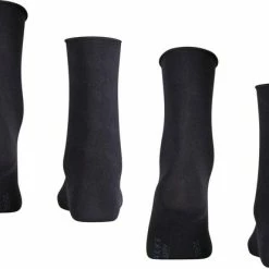 FALKE Happy 2-Pack Zacht Zonder Motief Versterkt Hoogwaardig Mid-rise Robuust Ademend Dekkend Set Katoen Multipack Blauw Dames Sokken - Maat 35-38 -Beenmode Winkel 550x414