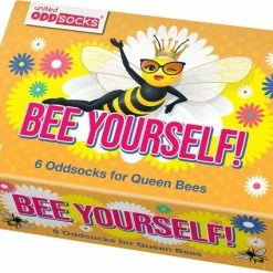United Oddsocks United Odd Socks 6 Dames Sokken Bee Yourself -Beenmode Winkel 550x425